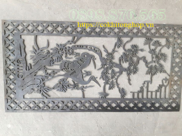 cắt laser fiber hoa văn giá rẻ