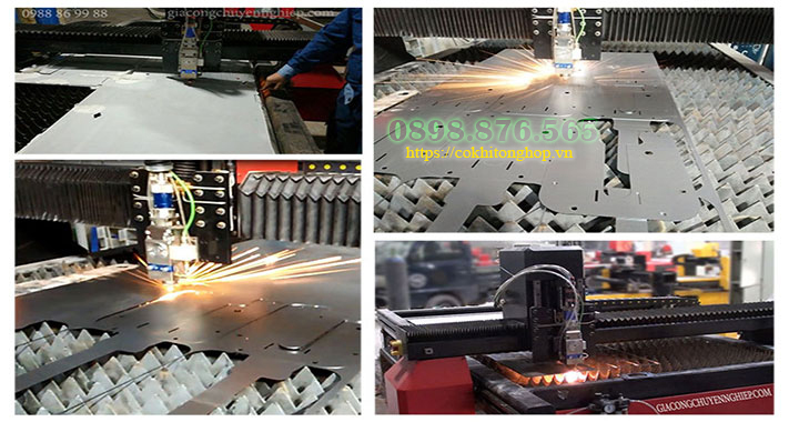 cắt laser fiber kim loại tấm