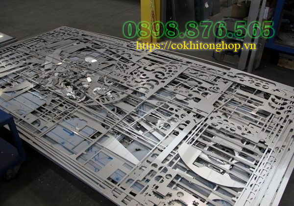 cắt laser kim loại tấm tphcm