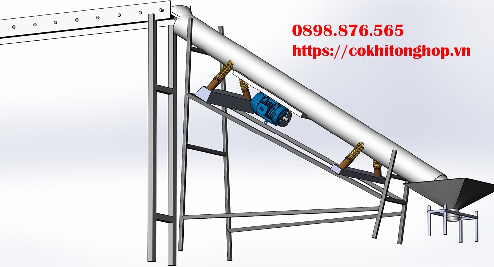 vít tải băng tải inox